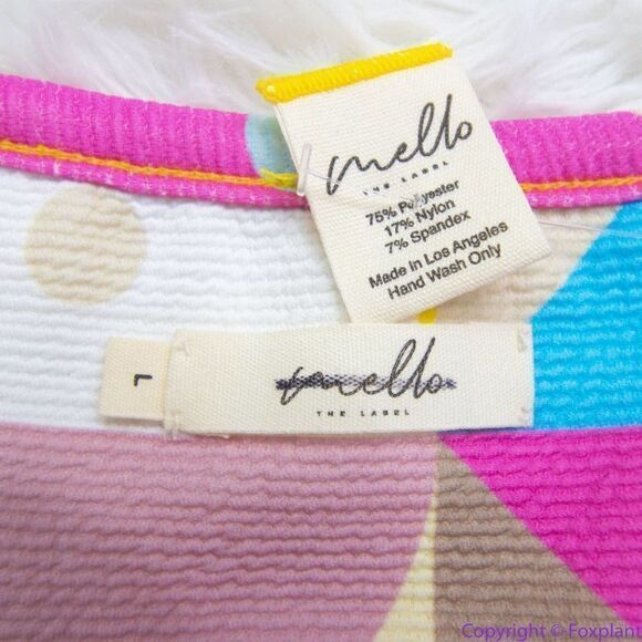 NEW SET! MELLO the label color block brazilian bikini ,L - Picture 5 of 16